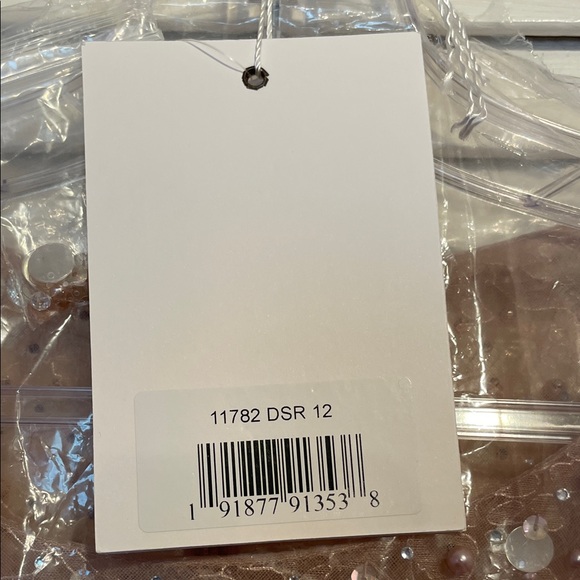 Mac Duggal Embellished Sequin Gown with Feather Detail - Picture 9 of 10